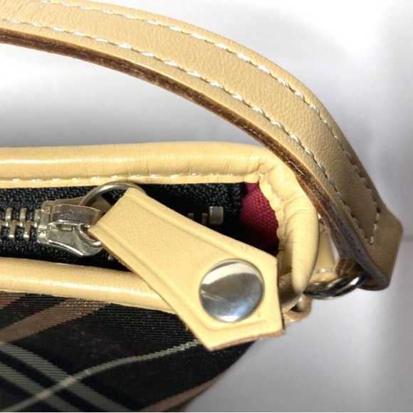 Burberry Shoulder Handbag Blue Label Canvas Nova Check 2WAY like new - Picture 2 of 7